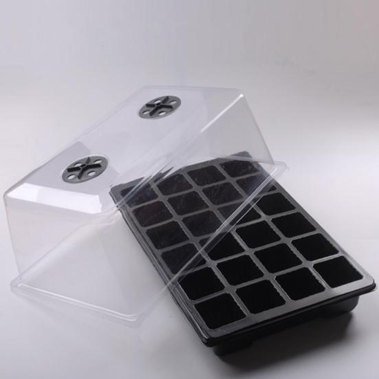 Germination Tray Transparent Cover Eco-friendly PP Flower Nursery Pot for Succulent