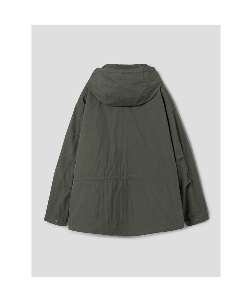 8Seconds Detachable Fishtail Hooded Short Jacket Khaki