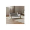 Cat Dog Lounge Chair Breathable Sturdy Wood Pet Sofa Wooden Pet Suspended Bed Easy Assembly Wooden Frame Kitty Bed Portable