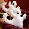Non-Toxic New Halloween Ghost Pillow Plush Soft Cute Ghost Throw Pillow Decor Halloween Decorative Gift Toy Gift