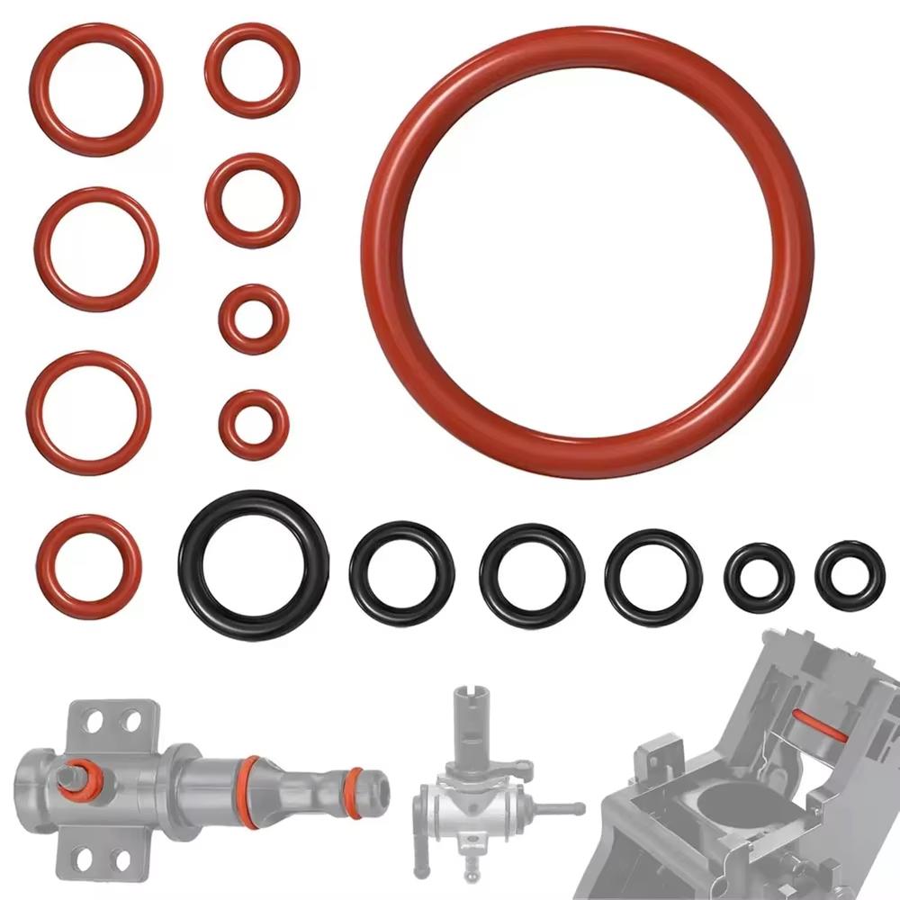 1-5set O-Ring Seal Kit Silicone Gasket Tools For Food Grade Coffee Machine Brewing Group Spout Connector Maintenance Accessories