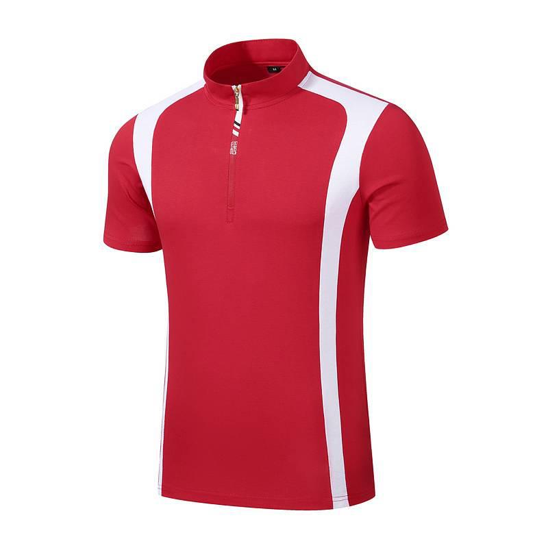 Summer Sports Parent-Child Quick-Dry Stand-up Collar Short Sleeve Set - Student Class & Team Uniform Child 120cm