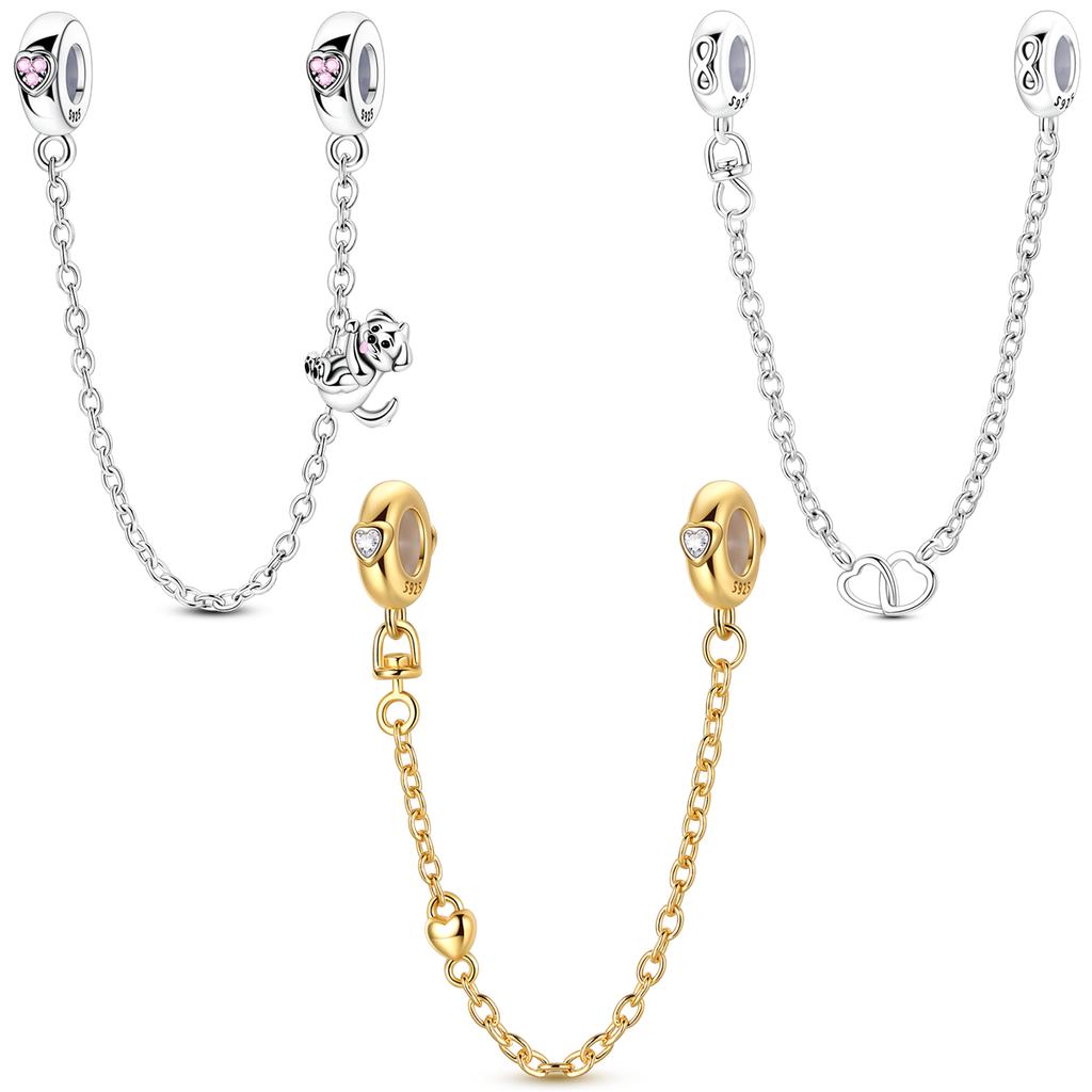 Copper Scenic Spots Charms Bead Cute Animals Golden Sun Pendants Fit Original Bracelet Jewelry Diy Marking Gift