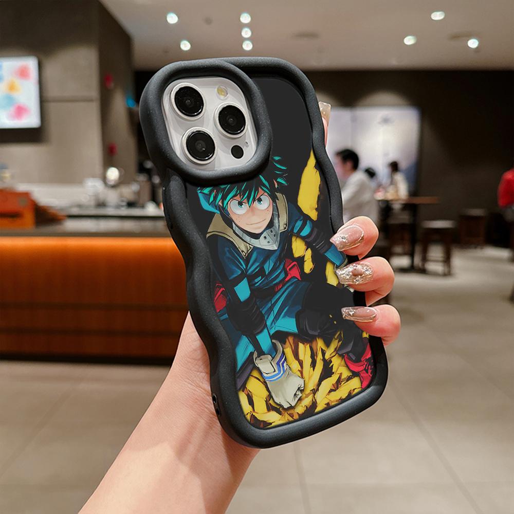 Macaron Soft TPU Phone Case for Xiaomi Poco X3 X5 X6 M6 Redmi 12C 13C Redmi Note 9 10 11 12 13 Pro 10s 11s 12s Cover Ae54 Anime My Hero Academia Art