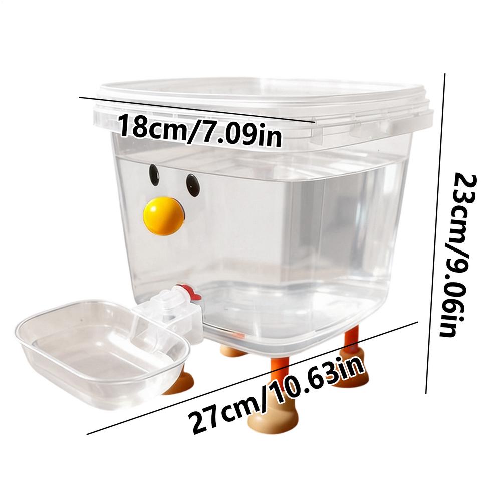 Automatic Pet Water Dispenser - SmileFace Dog Water Fountain, Non-Slip Auto Feeder for Puppies & Cats, Random Color