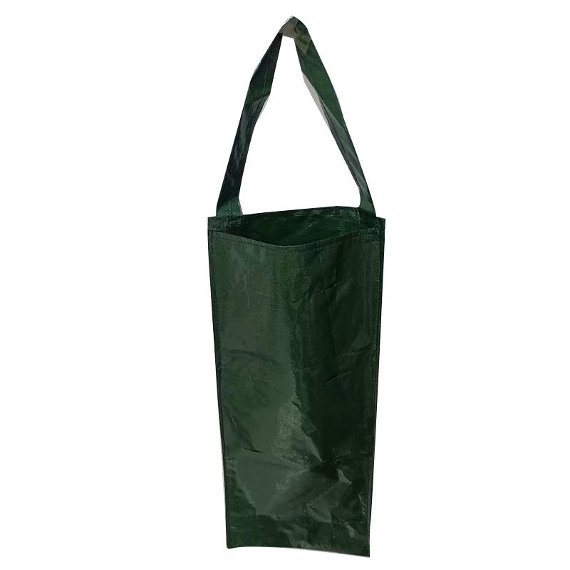 Wall-Mounted Strawberry Grow Bags, Hanging Planter Bags, Multi-Hole Strawberry Planting Bags for Balcony and Garden, Breathable, Water-Permeable