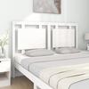 VidaXL Headboard White 145.5x4x100 Cm Solid Pine Wood 817941