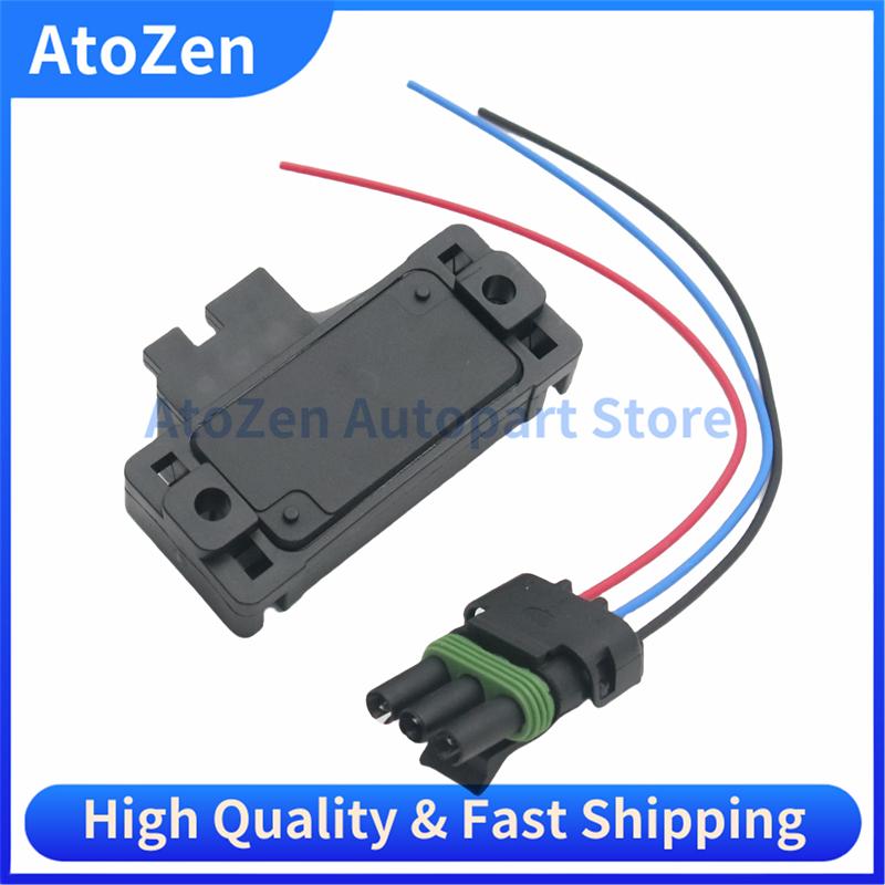 Turbo Intake Air Boost Pressure Map Sensor for Modified Cadillac Chevrolet Buick 12223861 12219935 16040749 28182635 23528418