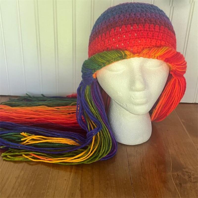 New Animated Character Hand-crocheted Metalocalypse Pickles Hat Wig Hat