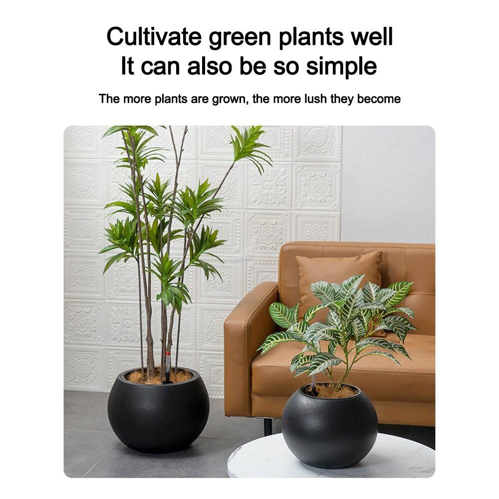 Spherical Automatic Watering Flower Pot Plastic Water Storage Flower Pot Potted Flower Pot  Garden