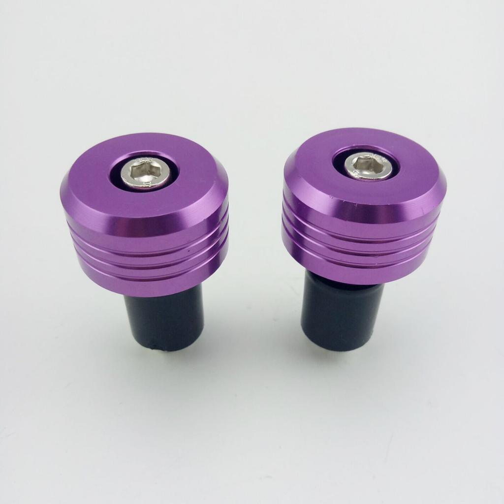 Szmsmy Spezielles Lenkerende! Lenkerendgriffe für Motorräder Aluminium Spezial Lenkerenden! Griff Lenkerende für Motorräder Aluminium (lila)