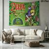 Zelda Wall Tapestry Aesthetic Wall Hanging Printed Fabric Blanket Decorative Tapestries for Bedroom Living Room Home Decor