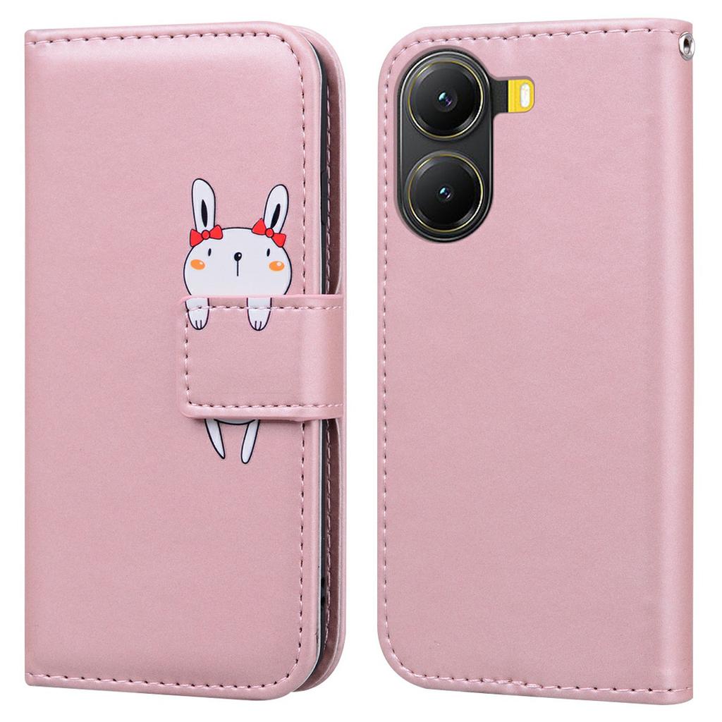 For Xiaomi Poco X7 Pro 5G Case Cartoon Pattern Wallet Leather Phone Cover