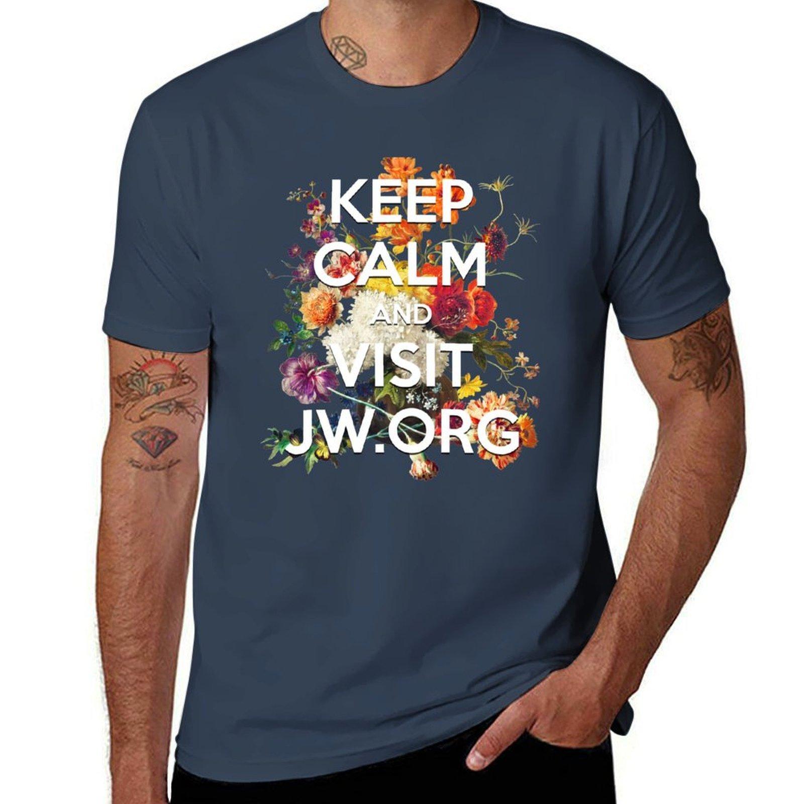 Keep Calm And Visit Jworg Tshirt Essential Solid Color Tshirt S