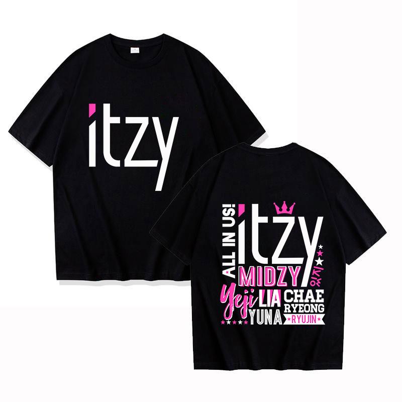 

Новые футболки с принтом Kpop, модные женские летние футболки, повседневные футболки с коротким рукавом и круглым вырезом XL