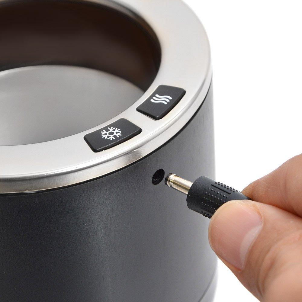 Sanko Car Drink 12V Cigarette WCBFCCPB Hot/Cold Holder, Lighter, Black,