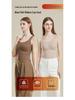 Women's Plus Size Velvet Warm Vest with Chest Pads - Autumn/Winter Cashmere Silk Base Shirt