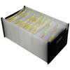 Retractable File Holder Vertical Satchel Folder A4 Paper Test Paper Classification Multi-Layered Material Desktop Storage Storage Clip
