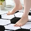 1pcs Round Football Entrance Mat Home Decorative Carpet Bathroom Absorbent Anti Slip Pad Machine Washable Multi-scenario Application Floor Mats