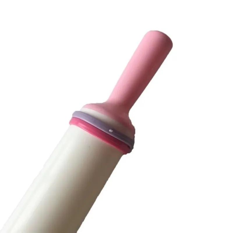 1 Pcs Cake Roller Pin Baking Biscuit Fondant Cake Dough Roller Plastic Non-Stick Adjustable Rolling Pin Baking Tools