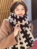 Neuer Imitat-Kaschmir-Damen-Schal Winter Vintage Karomuster-Schal Pashmina Mujer Foulard Bufanda Decke Wickel-Schals Herren Pareo