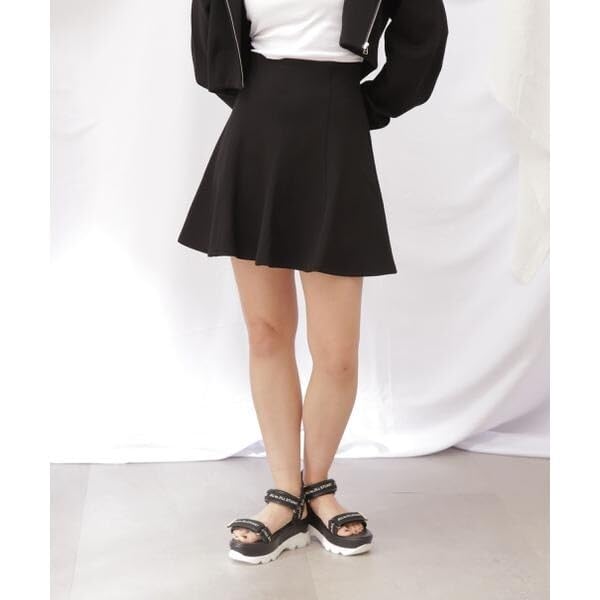 [JILL by JILL STUART] Constructed Diver Flare Mini Skirt