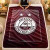 Flannel BlanketAberdeen FC Warm Soft Throw Blanket for Indoor Sofa Bed Living Room Use