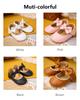 Baby Princess Shoes 0-1 Year, Soft Non-slip PU Leather with Bowknot, Suitable for Spring/Autumn.