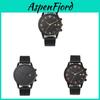 Minimalist Mens Quartz Watch With Calendar Function For Casual Daily Wear