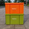 Industrial Style Plastic Storage Box for Camping, Household, or Car Trunk