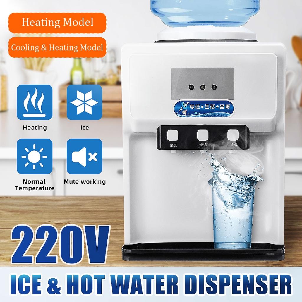 220V Cold And Hot Drink Machine 500W Drink Water Dispenser Desktop Water Holder Heating Cooling Water Fountains Boiler Drinkware Tools
