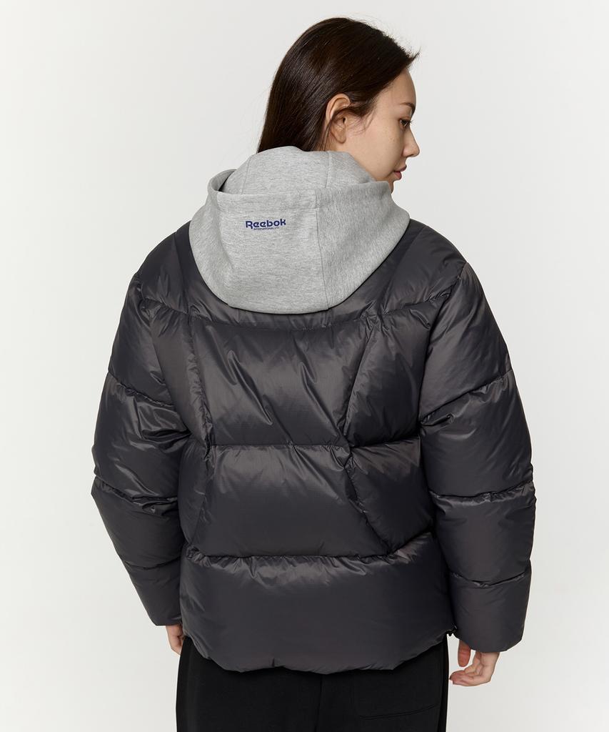 Reebok Pump Paris Down Jacket - Charcoal
