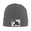 Bernese Mountain Dog Warm Knitted Cap Hip Hop Bonnet Hat Autumn Winter Outdoor Beanies Hats for Unisex Women Adult