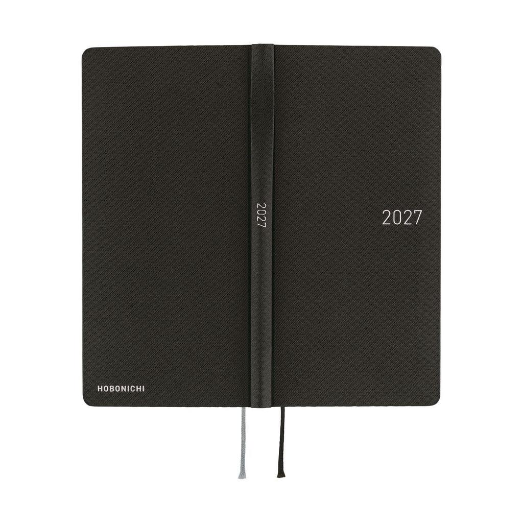 Hobonichi Techo 2027 Weeks English Edition Paper Series Black Argyle Weekly Planner
