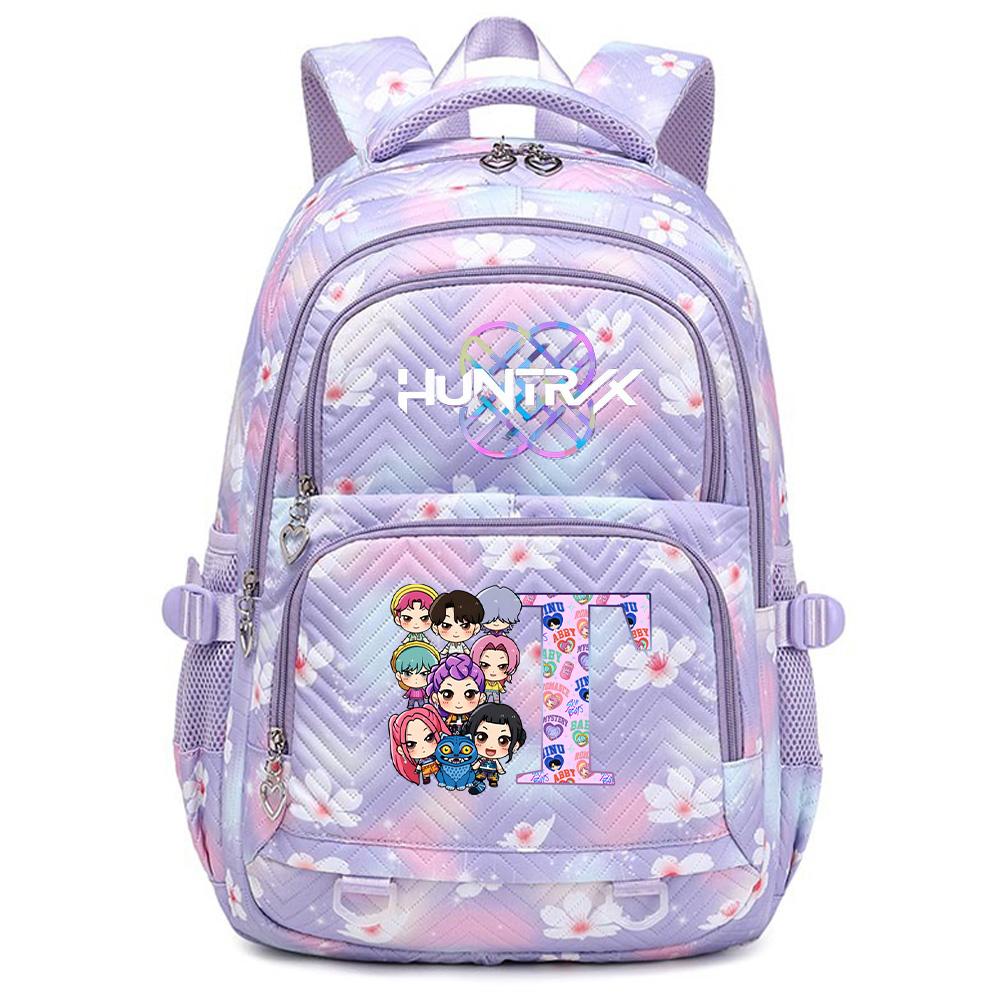 

26 English Letter K-Pop Printed Backpack Student Teenager Bookbag for Boy Girl Schoolbag Kid Gift Women Large Capacity Travel Bag Mochila