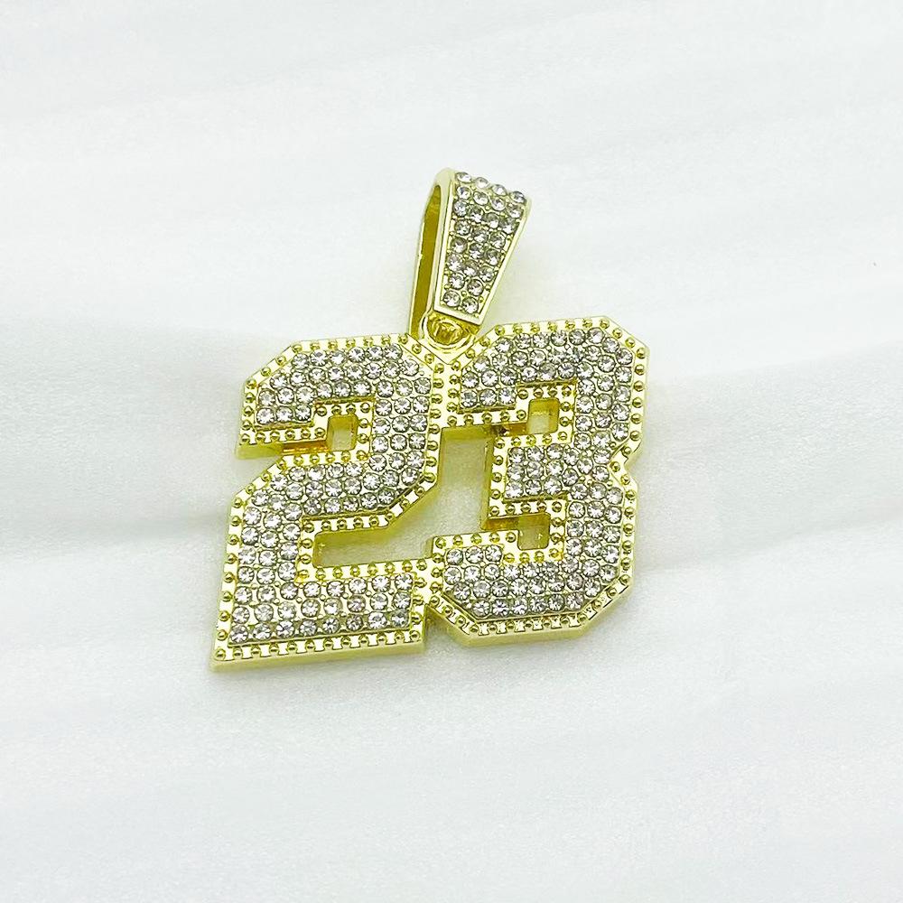 European-American Exaggerated Hip Hop Rhinestone Pendant Jewelry for Men & Women
