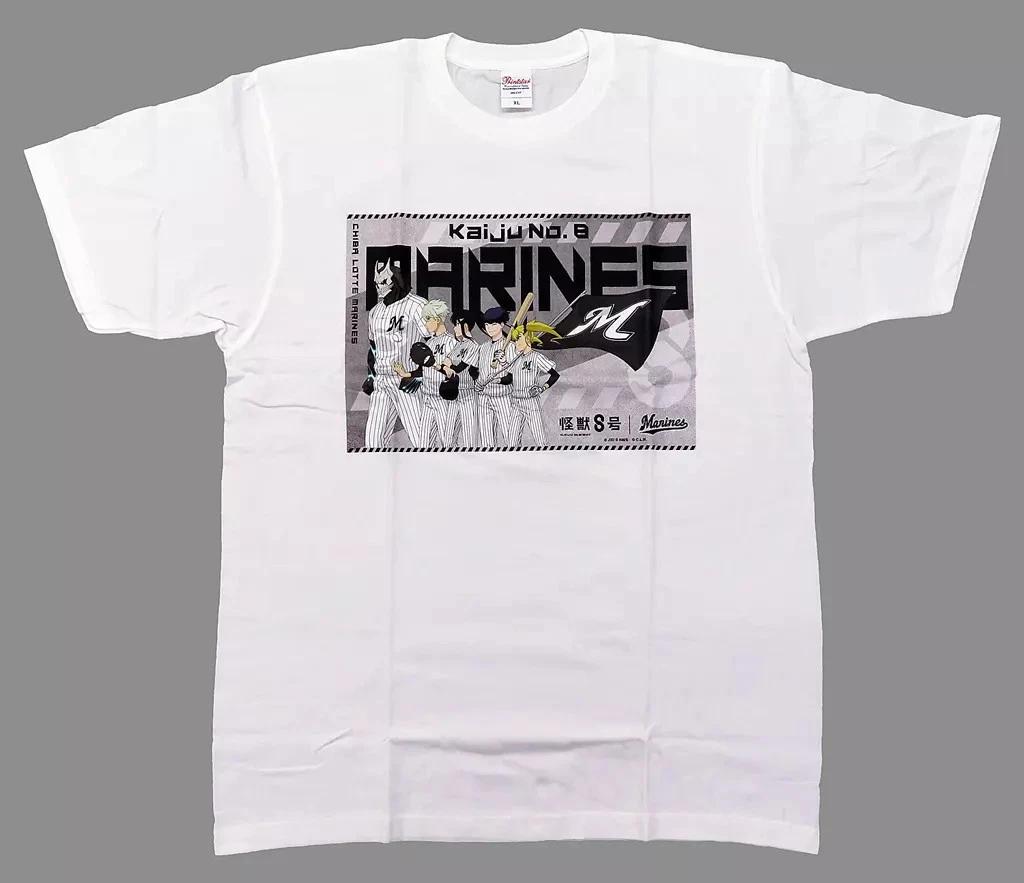 Space Age Kaiju No 8 Chiba Lotte Marines White T T-Shirt XL 2024 Edition 3XL