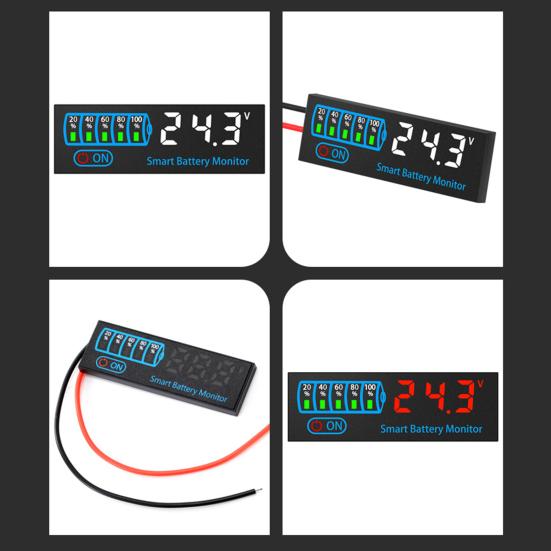Universal Battery Charging Indicator Easy To Use Portable Multifunction LED Power Display Board Energy Saving Battery Level Indicator