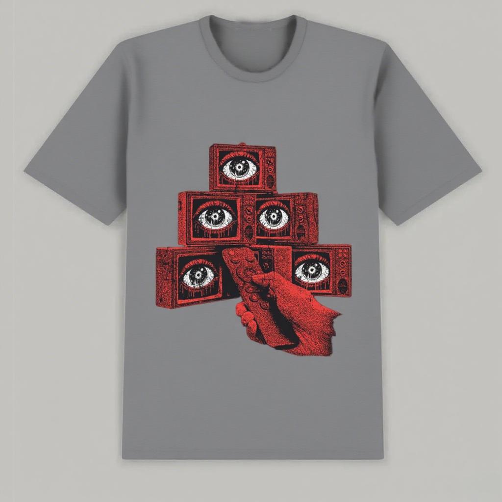 Short-sleeved Art Breathable Daily Style Trend Printing Cotton Women's T-shirt Emerging New Street Style Couple Tide Brand Tops