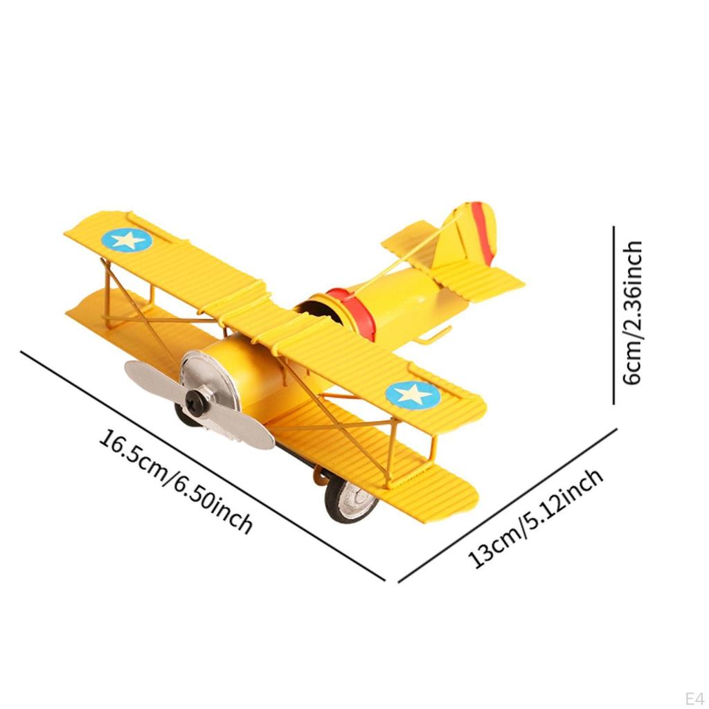 Iron Airplane Model Aircraft Handicraft Models Birthday Gift Helicopter Children Toy for Dorm