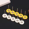 Polishing Wheel 5Pcs T-Shape 2.35mm Handle Yellow/White Cloth Wheel Jewelry Polishing Cloth Wheel Fine Polish Leather Wheel Tool