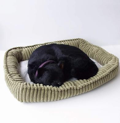 Ninian und Kino Perfect Pet (Groß) Schwarze Katze Plüschtier, Realistisch, Lebensecht, Tier, Beruhigend, Beweglich, Perfektes Geschenk, Feier, Niedliche Katze Stofftier
