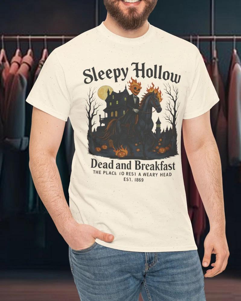 Sleepy Hollow Horseunisex Halloween Spooky Season Vintage TShirt S