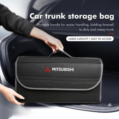 Auto-Aufbewahrungsbox Faltbare Filzstoff-Organizer-Tasche Kofferraum-Werkzeugkasten Für Eclipse Lancer Outlander ASX Colt I200 Ex Star