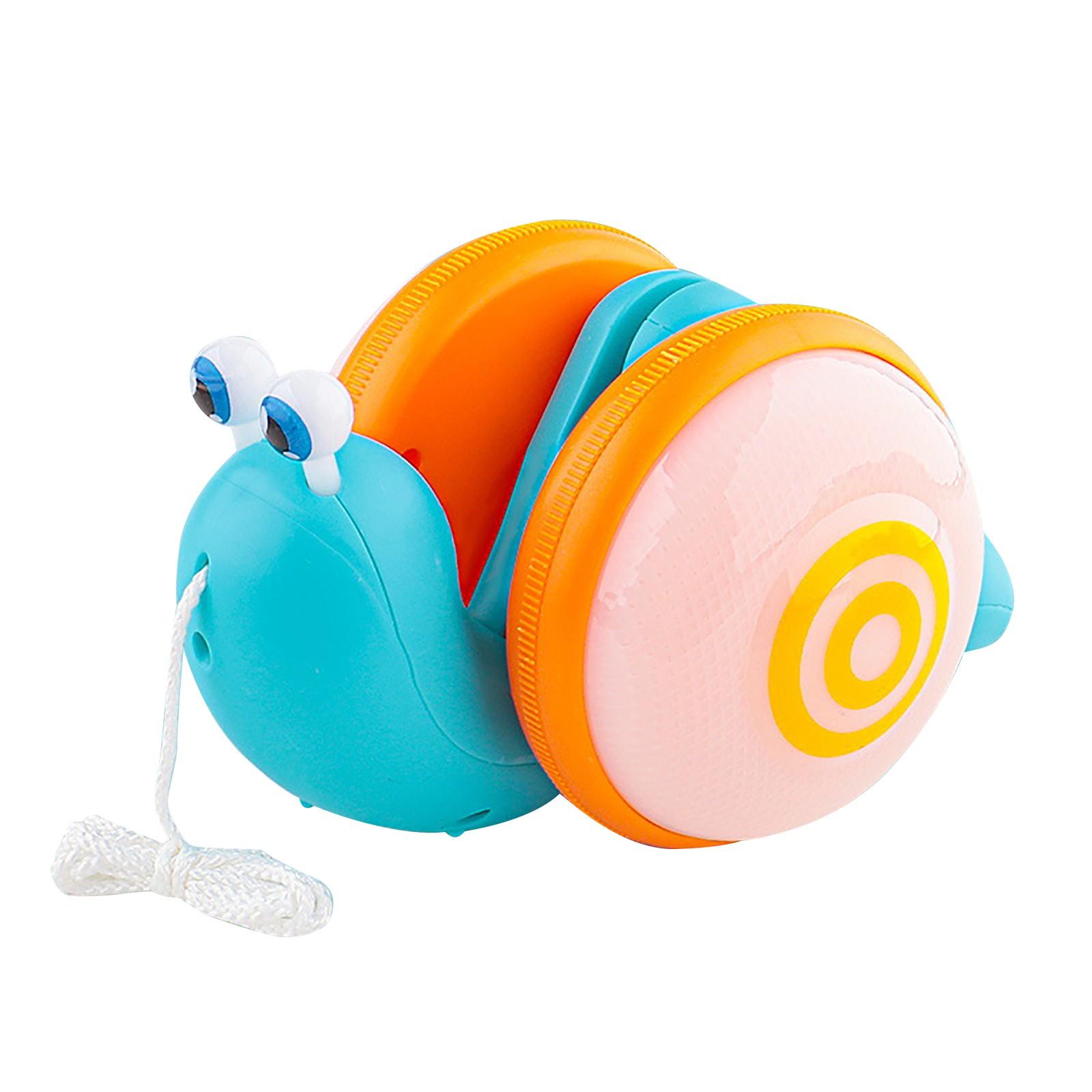 

Outdoor Rope Crawling Light Music Drag Line Baby Children s Toy синий
