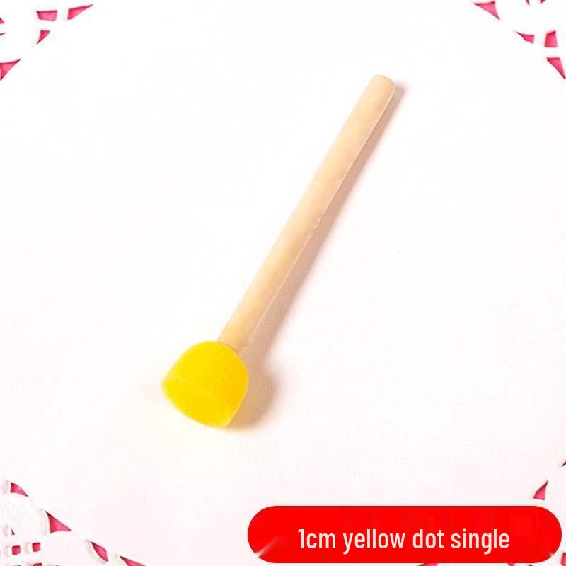 Children s Round Sponge Paint Brush for Art & DIY