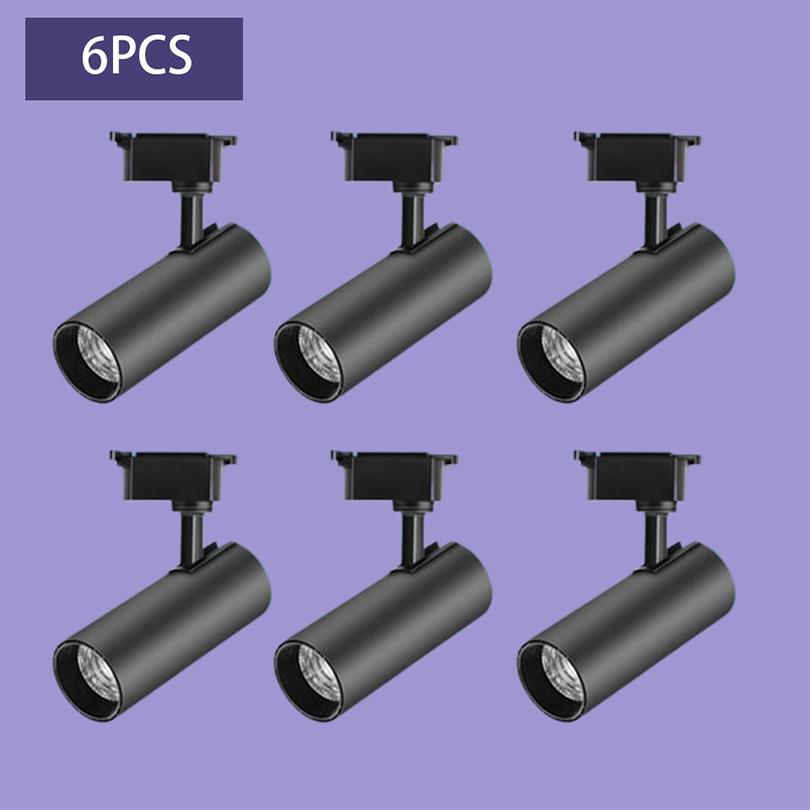 LED Track Light Spotlight AC175-265V 12W 20W 30W 40W Fixture COB Chip For Living Room Kitchen Room Home Store Decoration