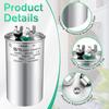 55+15 uF±6% 370/440V CBB65 Dual Run Round Capacitor for AC Motor, HVAC Capacitor, Air Conditioner Replacement, Heat Pump, Fan Start, Condenser