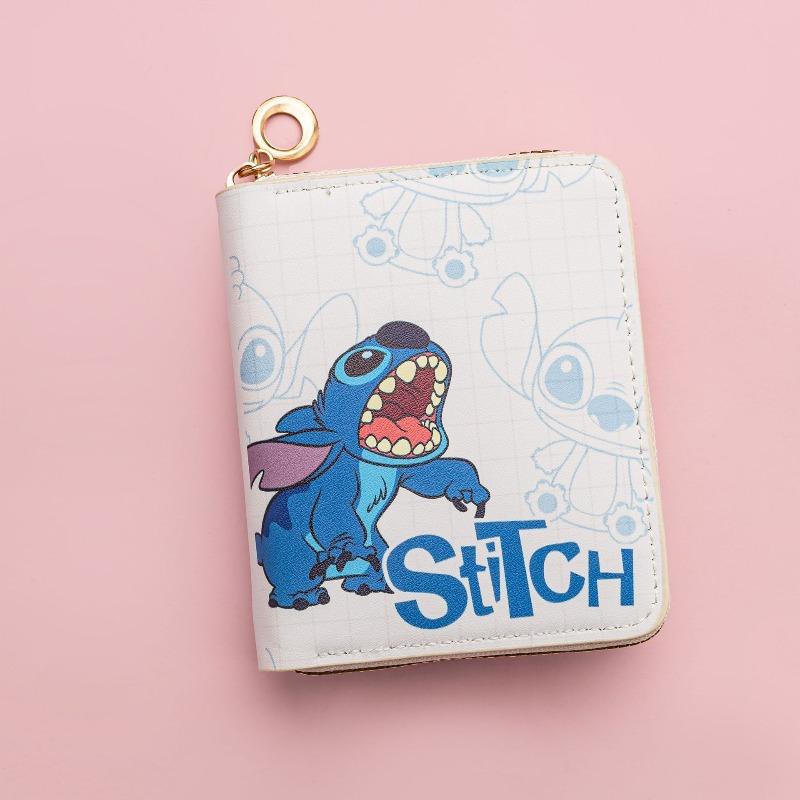 Cartoon Cartoon Pu Wallet Student Short Zipper Bag Change Bag ID Bag Card Bag