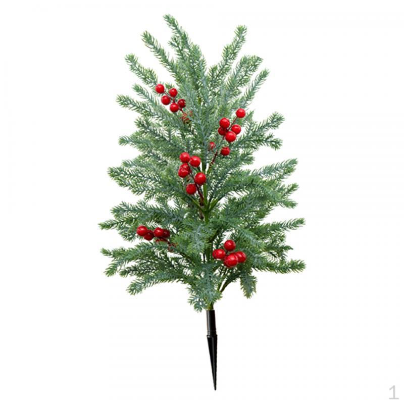 Artificial Christmas Tree On Stake, Garden Decoration, Realistic Plant,